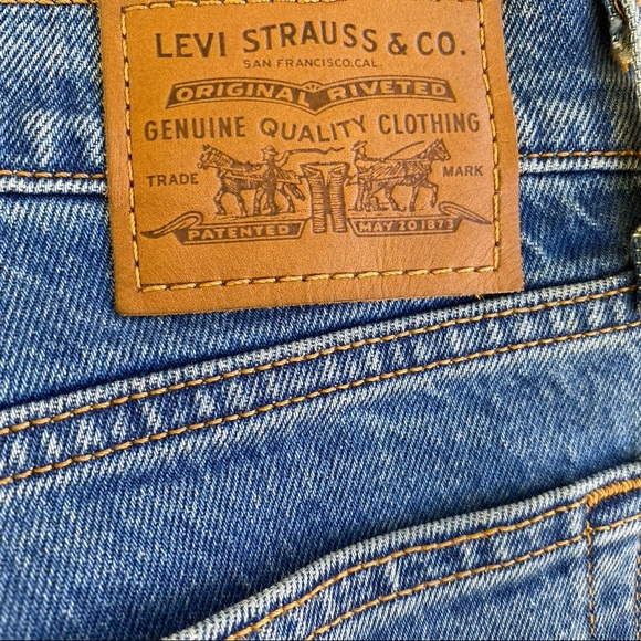 Levis Women's Wedgie Premium Quality Blue Jeans Size 26*25 - Picture 6 of 8